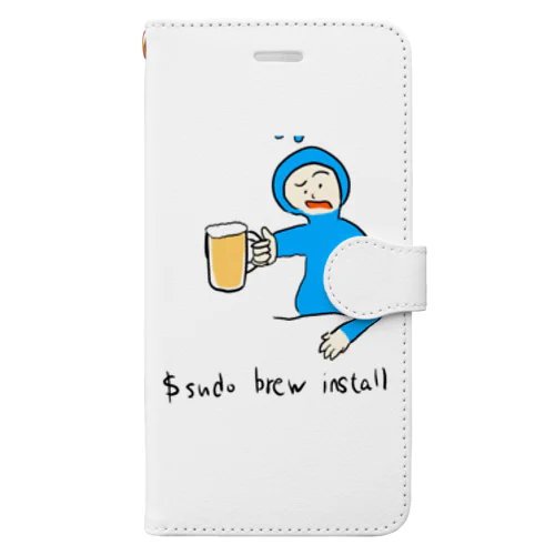 インストール:brew 手帳型スマホケース