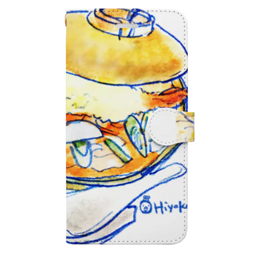 味噌煮込みうどん Book-Style Smartphone Case