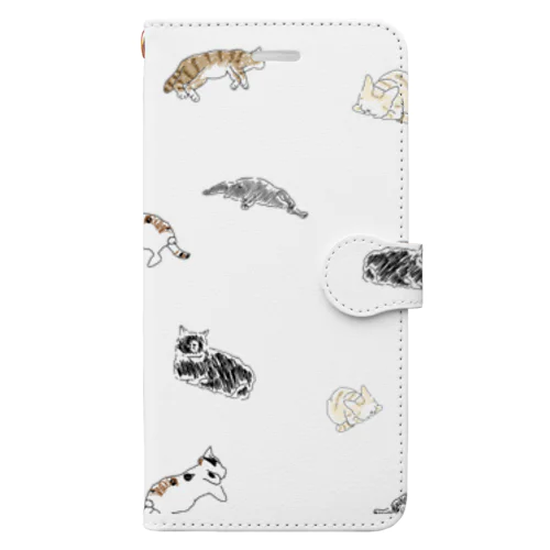 ねこねこ.com Book-Style Smartphone Case