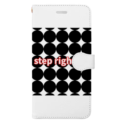 Step right up 手帳型スマホケース