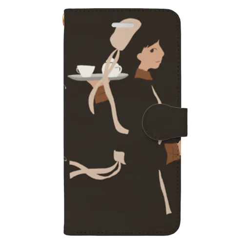 カフェ Book-Style Smartphone Case