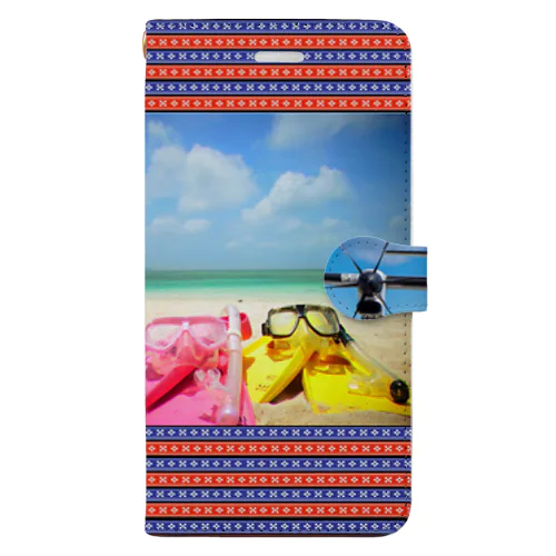 sky beach 琉球2 Book-Style Smartphone Case