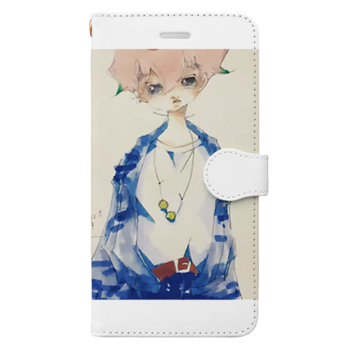 Ｇジャン可愛いくん Book-Style Smartphone Case