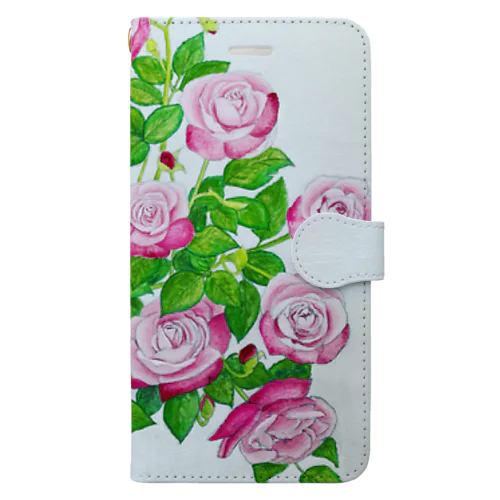 薔薇の名前 Book-Style Smartphone Case