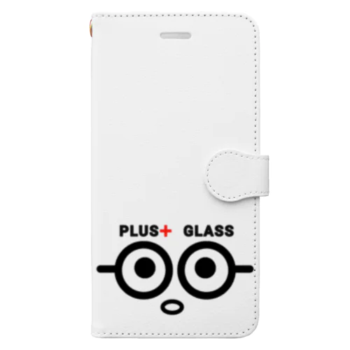 PLUS＋GLASS 手帳型スマホケース