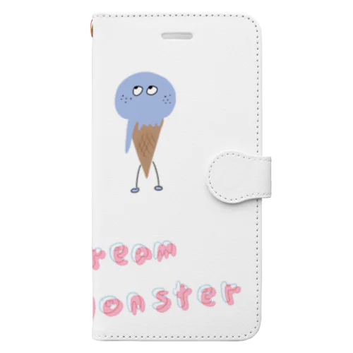 Ice cream monster Book-Style Smartphone Case