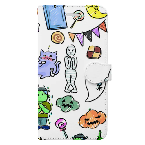 ハロウィン１ Book-Style Smartphone Case