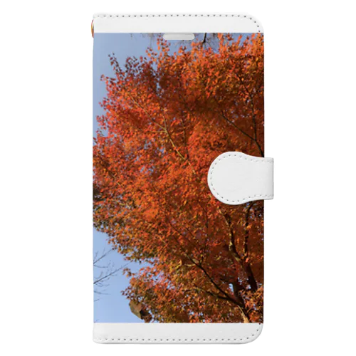 紅葉/秋のアイテム Book-Style Smartphone Case