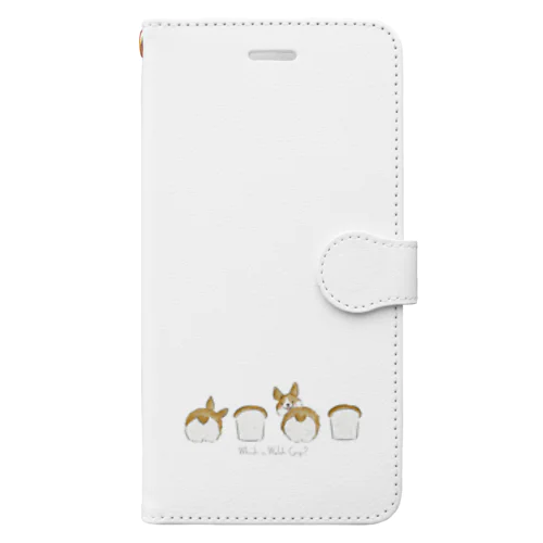 コーギーはどーこだ？ Book-Style Smartphone Case