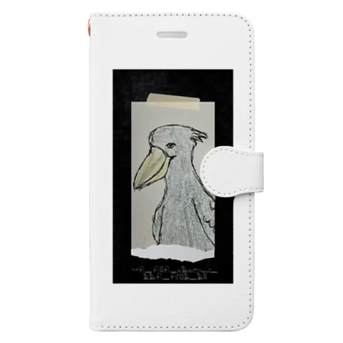 愛を伝えるハシビロコウさん Book-Style Smartphone Case