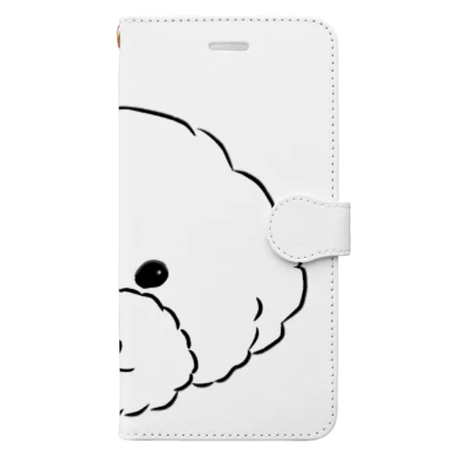 わたあめ犬ビションさん Book-Style Smartphone Case