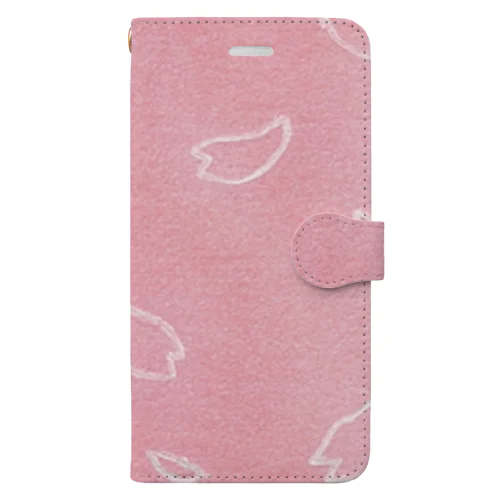 桜の花びらグッズ Book-Style Smartphone Case