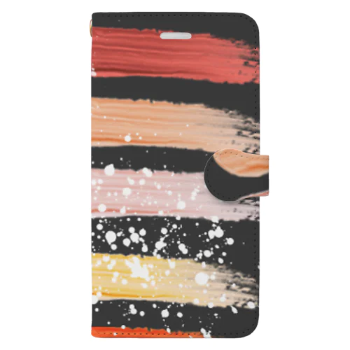 black꙳★*ﾟcolorful Book-Style Smartphone Case