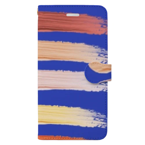 BLUE＊colorful Book-Style Smartphone Case