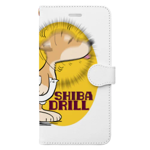 SHiBA DRILL 柴犬 手帳型スマホケース