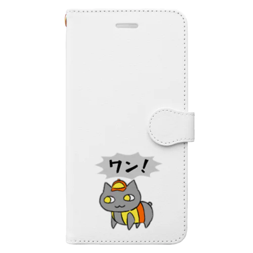 遠吠えマミ猫 Book-Style Smartphone Case