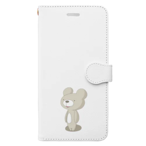 クマが立った Book-Style Smartphone Case