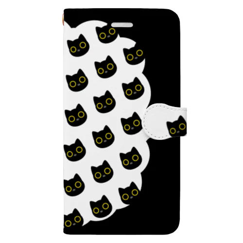 黒猫の思い出 Book-Style Smartphone Case
