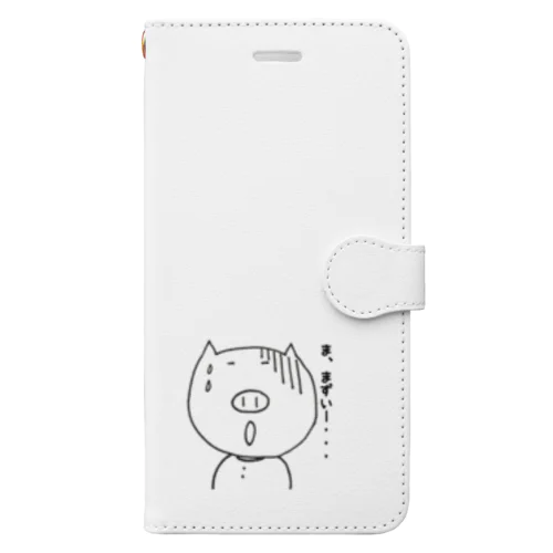 ぶたくんまずいー　うしくんの日曜日 Book-Style Smartphone Case