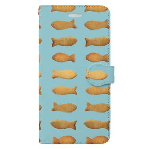 おさかなクッキー Book-Style Smartphone Case