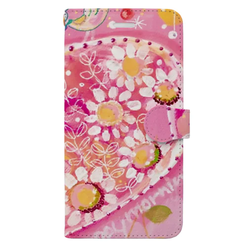 lovely pink Book-Style Smartphone Case