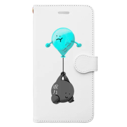 浮力と重力 Book-Style Smartphone Case