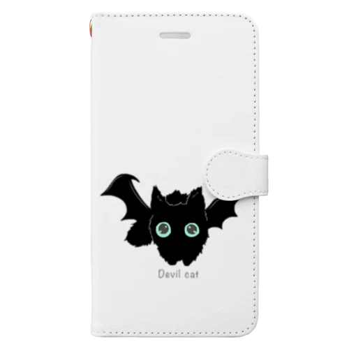 悪魔みたいな猫 Book-Style Smartphone Case