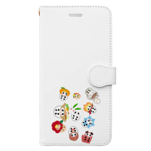 ぱんたま♡　ウインターver Book-Style Smartphone Case