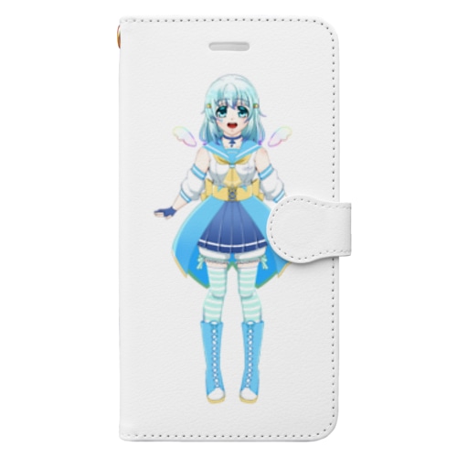 優雨月ねむり立ち絵ver.2 Book-Style Smartphone Case