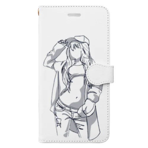 ボーイッシュ女子 Book-Style Smartphone Case