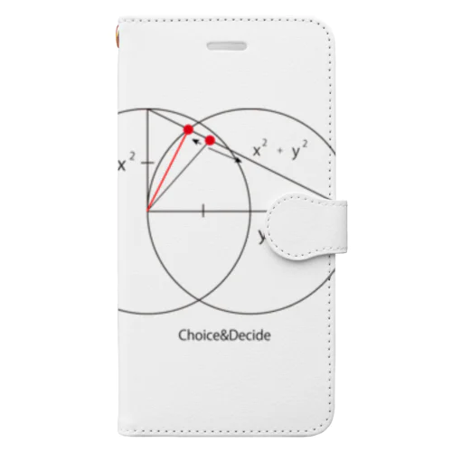 選択と決定 Book-Style Smartphone Case