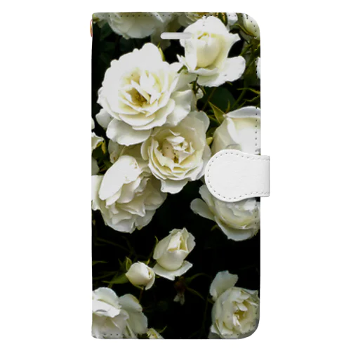 W＿Rose Book-Style Smartphone Case