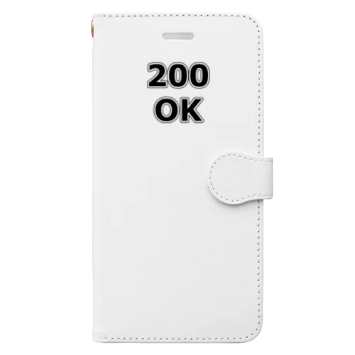 200 OK HTTPステータスコード Book-Style Smartphone Case