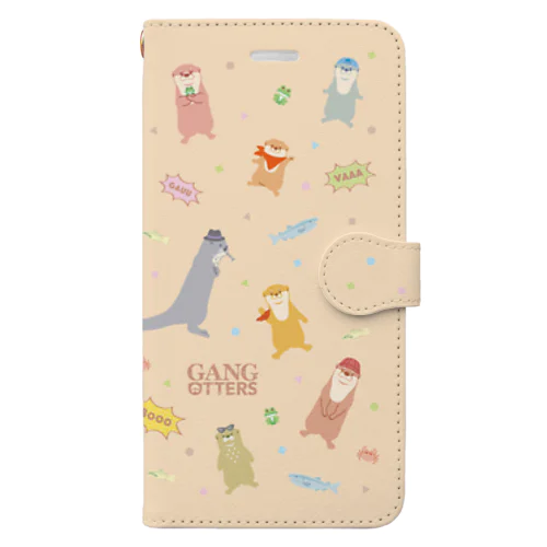 ギャングオッターズ Book-Style Smartphone Case