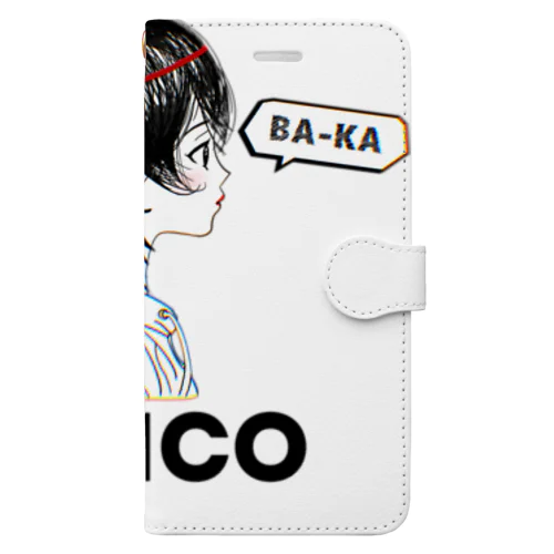 TENCOちゃん（黒ロゴ） Book-Style Smartphone Case