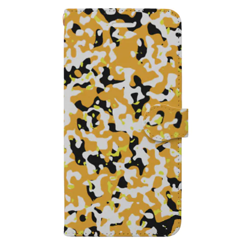 Camo AGR Yellow アグレッサー迷彩 黄色 Book-Style Smartphone Case