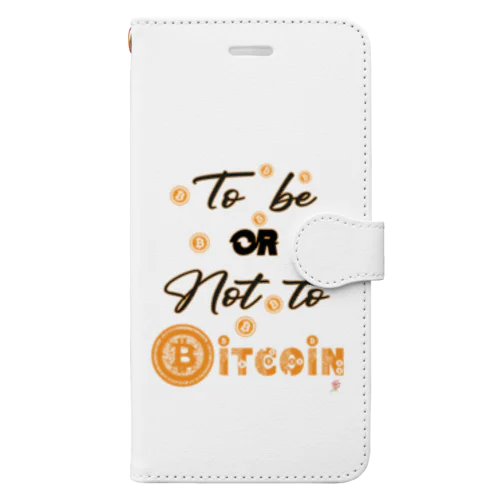 SMF 017 To be or not to bitcoin 手帳型スマホケース