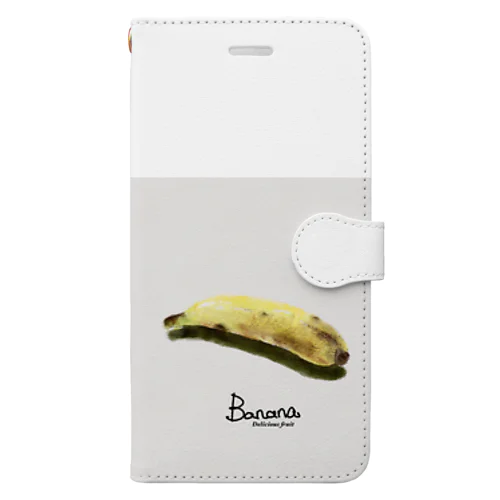 banana 手帳型スマホケース