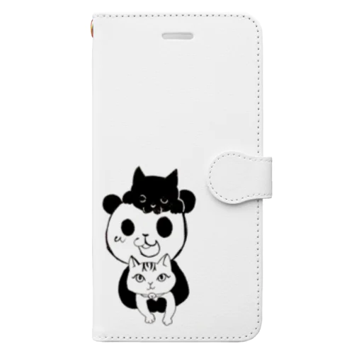 パンニャン　抱っこ Book-Style Smartphone Case