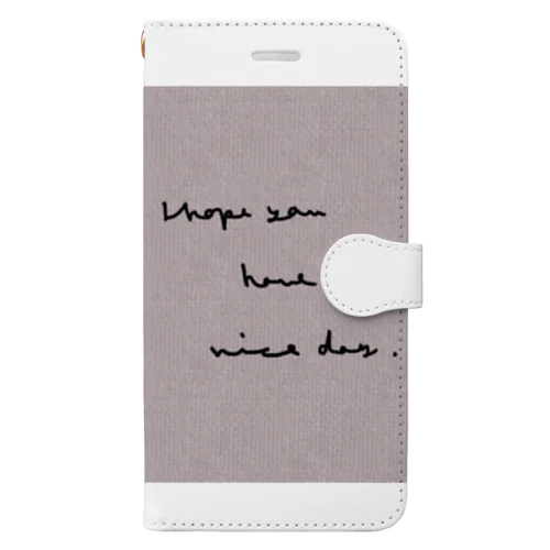 洋書風 message Book-Style Smartphone Case