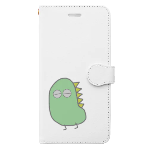 恐竜のパパスキーくん Book-Style Smartphone Case