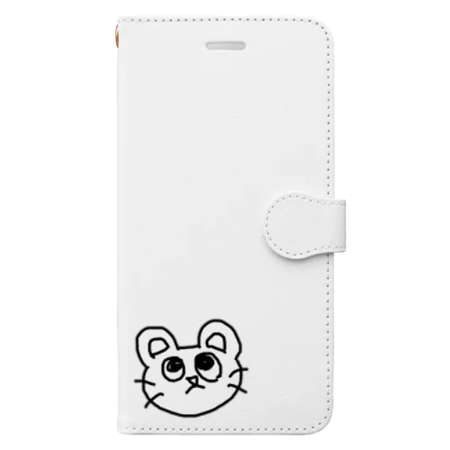 cat or bear Book-Style Smartphone Case