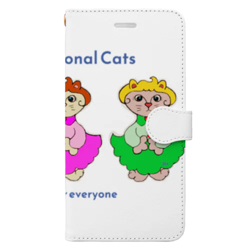 健康招き猫 Book-Style Smartphone Case