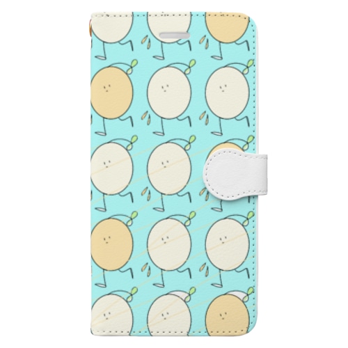 ゆで卵、煮卵 Book-Style Smartphone Case