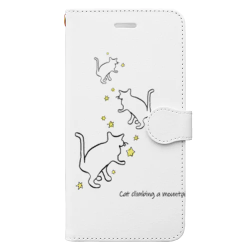 星を集めるねこ Book-Style Smartphone Case