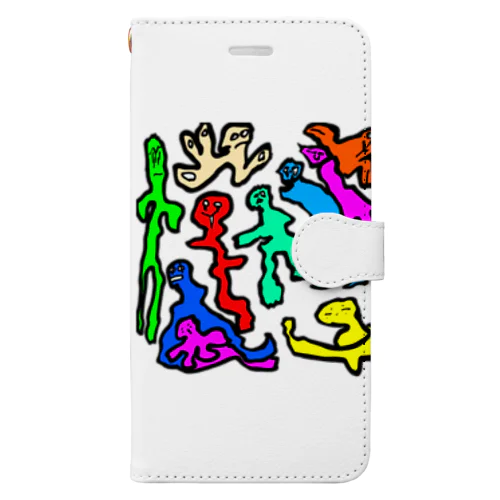 ハスダクリーチャー002 Book-Style Smartphone Case