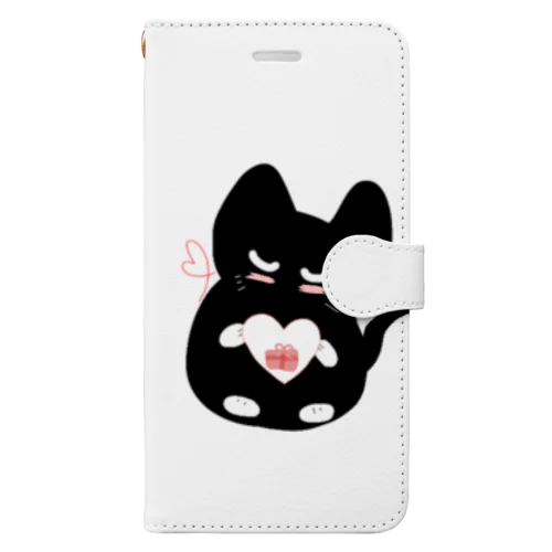 プレゼント猫 Book-Style Smartphone Case