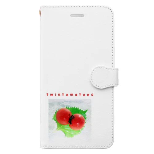 Twin Cherry Tomatoes（ツインチェリートマトちゃん♪） Book-Style Smartphone Case