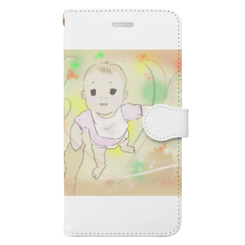 芽生え Book-Style Smartphone Case