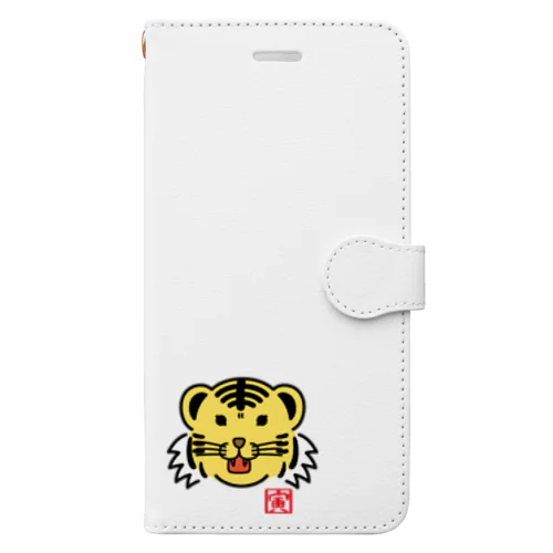 五黄の寅くん Book-Style Smartphone Case